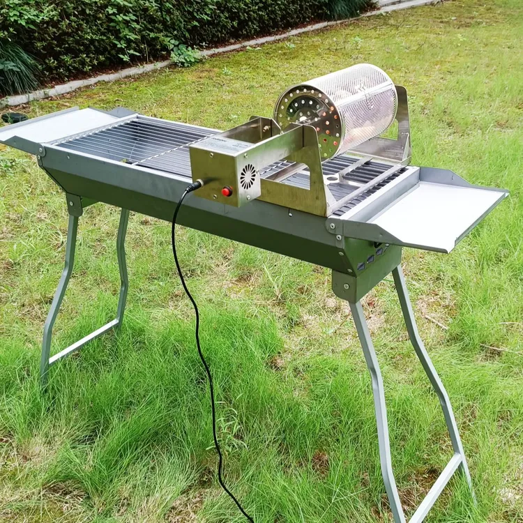 自翻转烧烤炉子烧烤翻转工具烧烤架