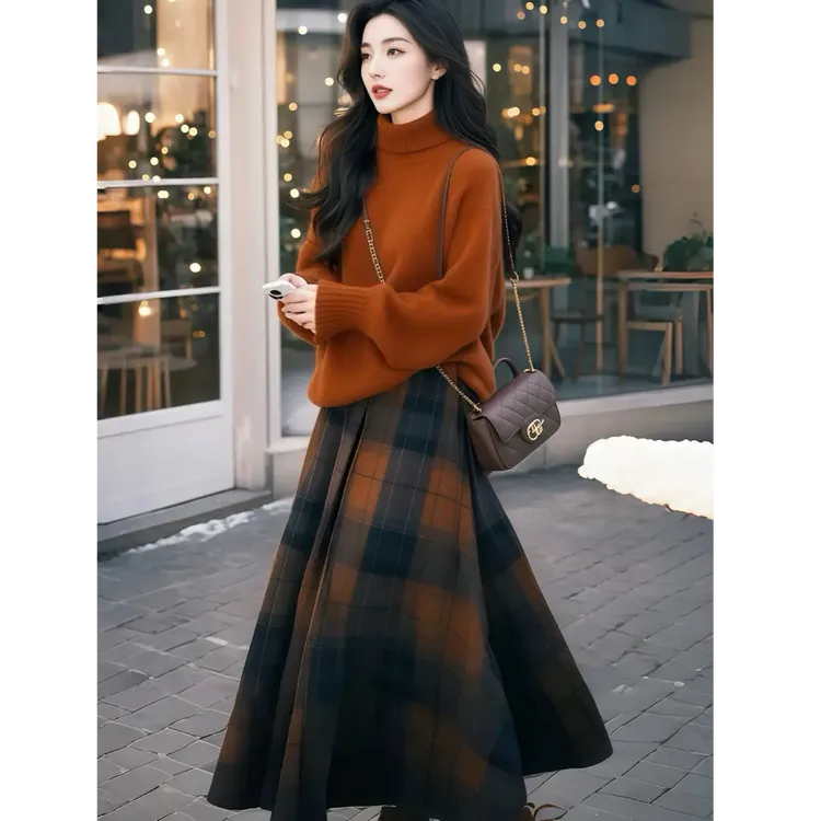 2024秋冬时尚百搭淑女气质穿搭独特绝美高级感超好看宽松显瘦毛衣