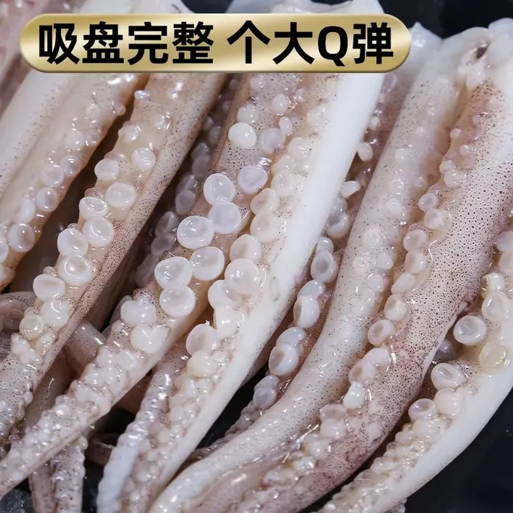 连云港发货 脆口鱿鱼须(毛重500g每包)新鲜二本足海捕速冻锁鲜