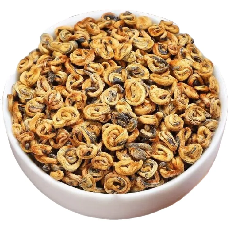 2023新茶正宗云南滇红金螺茶叶蜜香型古树红茶浓香滇红金螺50g装