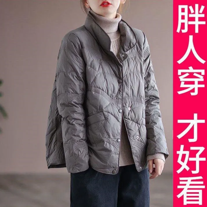 网红同款大码棉服女2025秋冬春装新款宽松立领高档面包服保暖外套