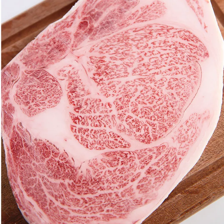 国产A5(5A)和牛眼肉原切牛排雪花肉眼心黑毛和牛谷饲900天1kg起