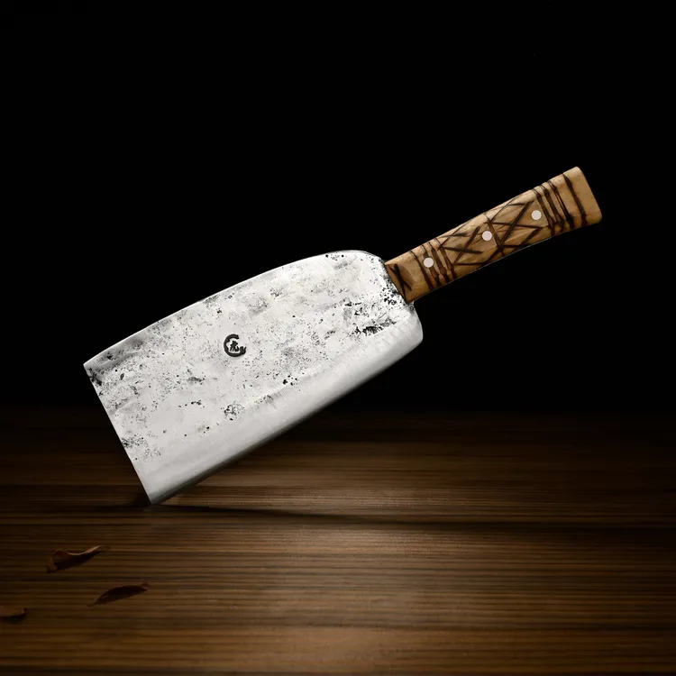 老式斩骨刀手工锻打传统夹钢商用重型剁骨刀屠宰专用卖肉屠夫专用商品图