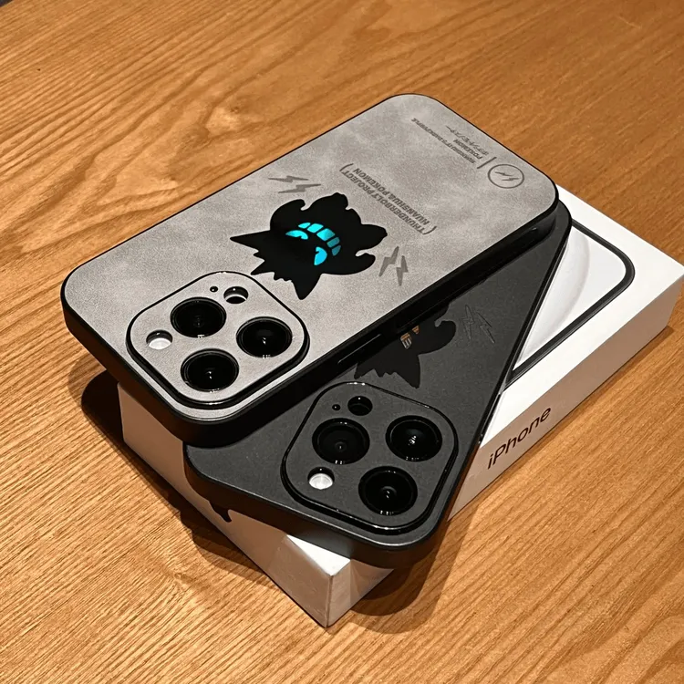 创意镭射耿鬼适用iPhone16手机壳14promax苹果15耐脏13/12/11男女