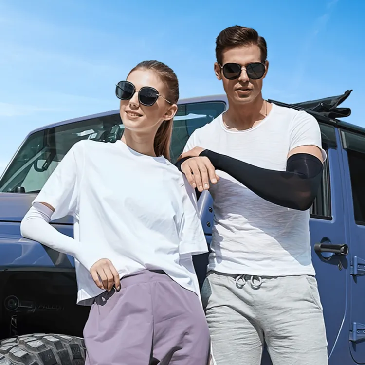 防晒冰袖男女通用夏季防紫外线袖套薄款冰爽透气遮阳户外骑行运动