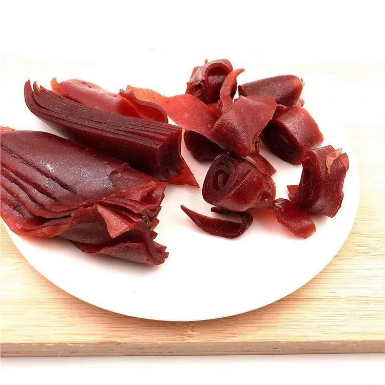 【果丹皮】山楂果丹皮边角料酸甜可口老少皆宜果丹皮零食