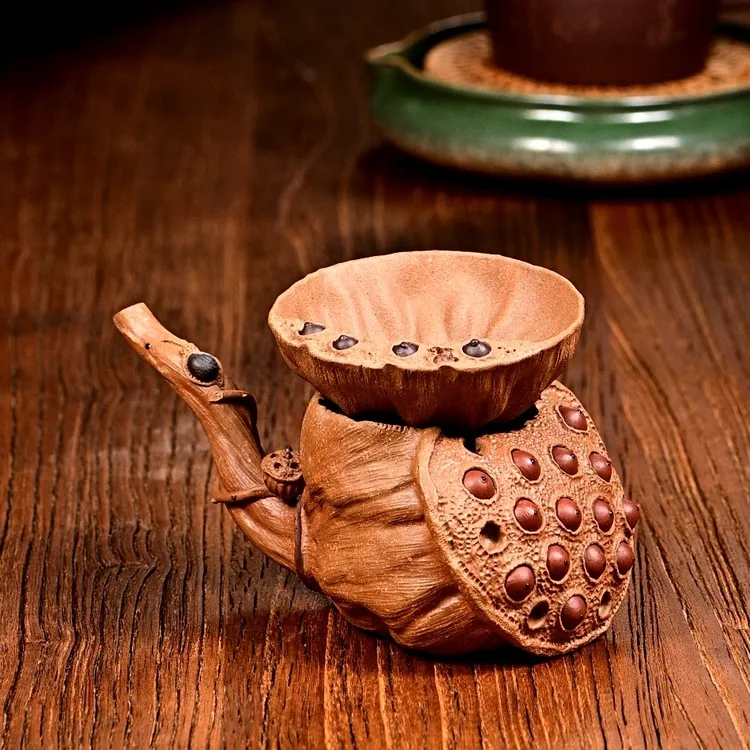 紫砂莲蓬纯手工公道杯高端茶器徐海龙家用公道杯高档茶具泡茶专用
