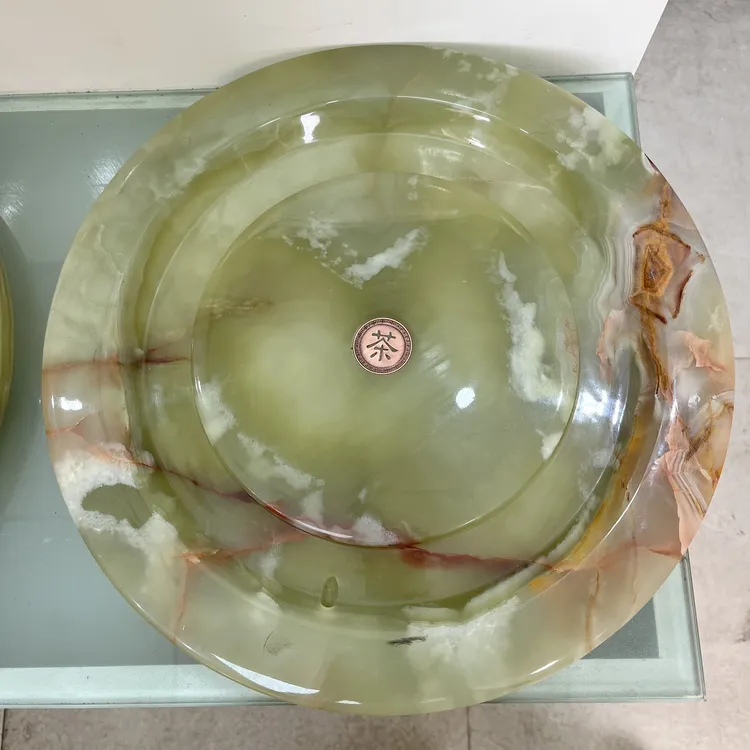 玉石茶盘高档玉石茶台功夫家用办公