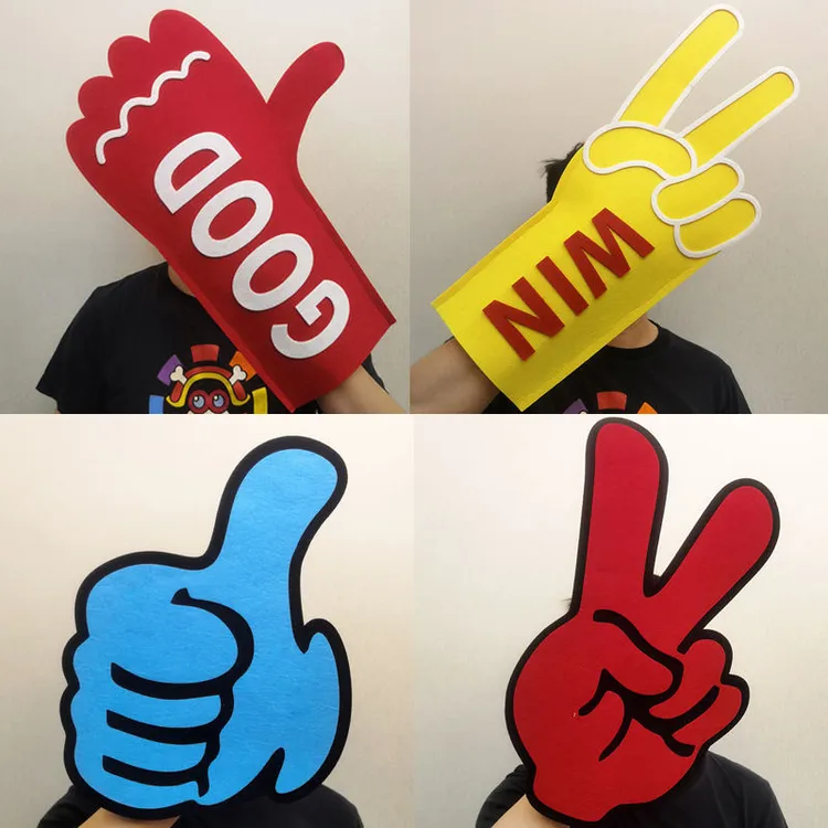 运动会入场手拿道具方阵手套手举牌啦啦队加油牌运动会道具定制商品图