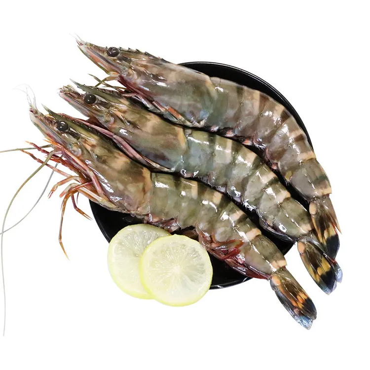 鲜冻黑虎虾3斤2030规格约40只左右斑节虾竹节虾冷冻深海海捕鲜甜