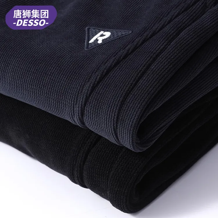 唐狮集团DESSO休闲裤男款秋冬季卫裤运动灯芯绒宽松针织裤子男装