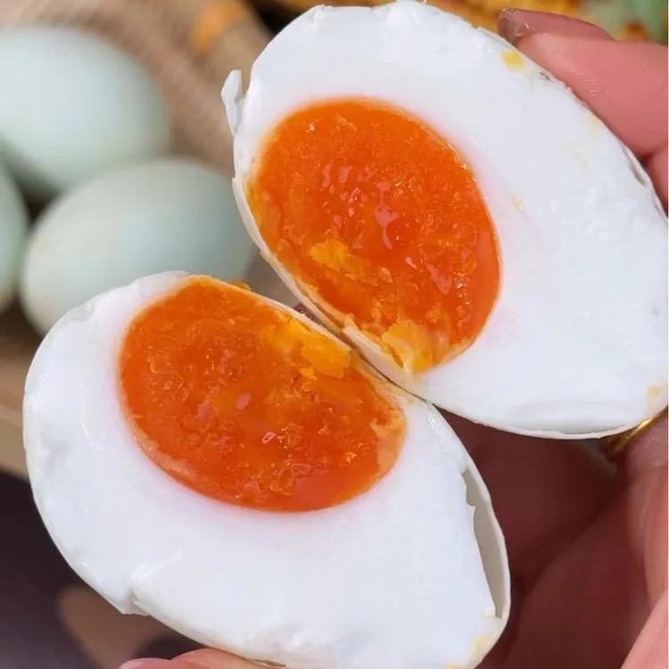 新鲜裹泥生咸鸭蛋不咸蛋黄起沙营养农家散养湖北仙桃传统特产健康商品图