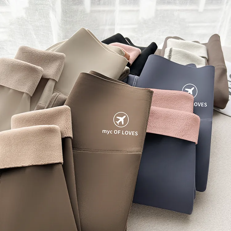 【云感加绒加厚鲨鱼裤】秋冬加厚打底裤女外穿收腹高腰芭比保暖棉裤