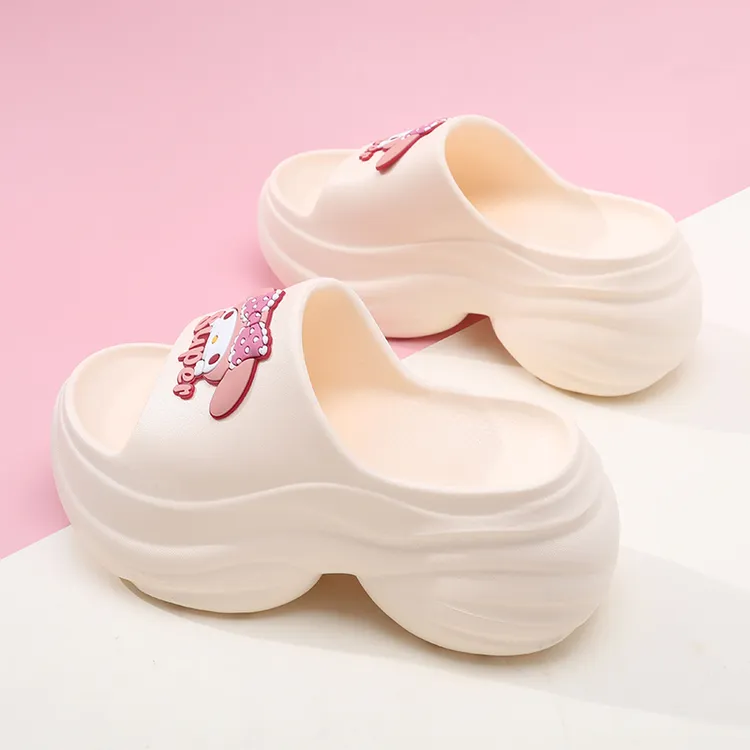 拖鞋女2024新款外穿厚底小个子网红爆款一字拖防滑居家沙滩凉拖鞋