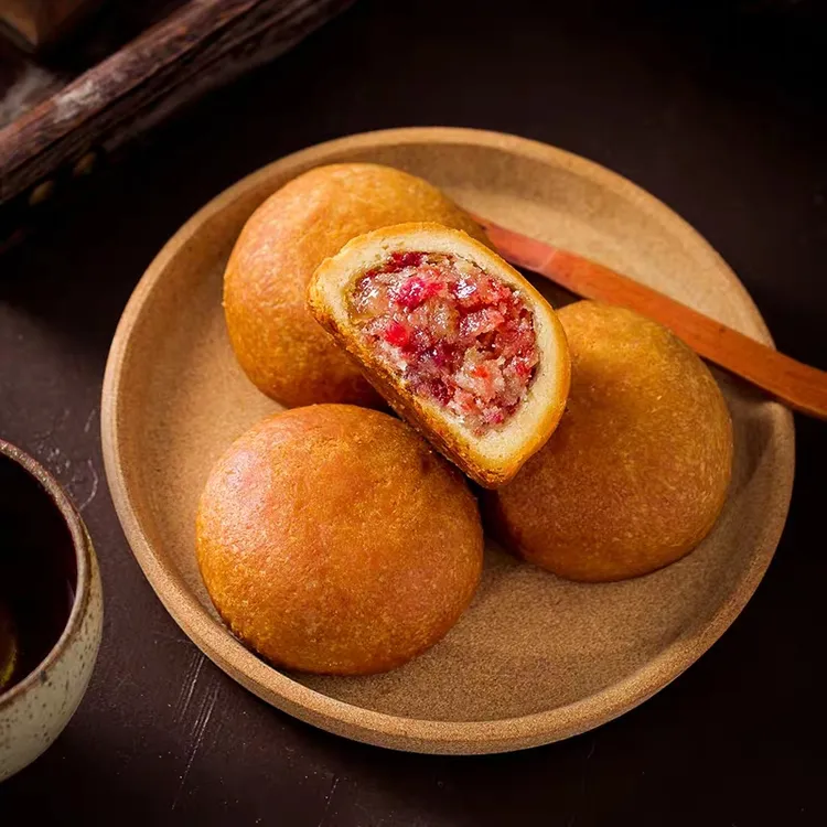 贵州纳雍竹荪火腿月饼 中秋送礼品30g*12枚/盒酥脆优选嚼劲制作