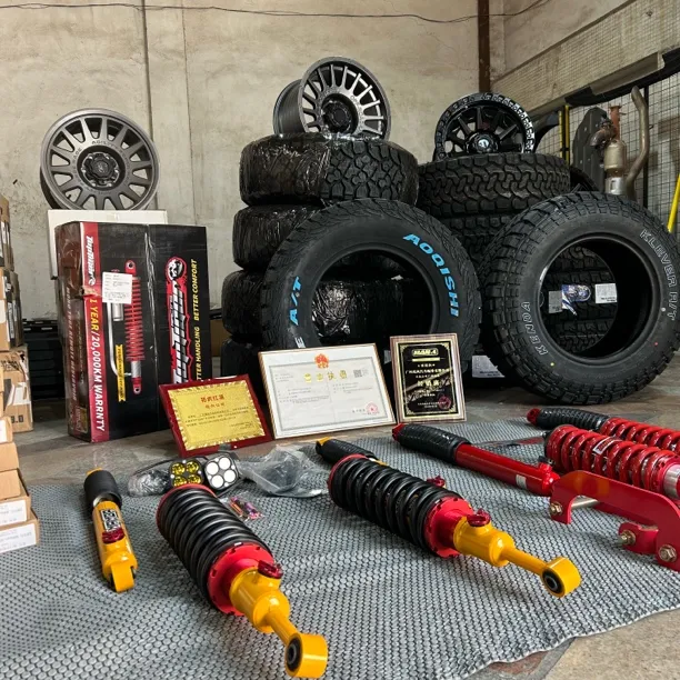 皮卡后钢板车型套餐涵盖2英寸升高油减265-17轮胎17-8.5J旋压轮毂