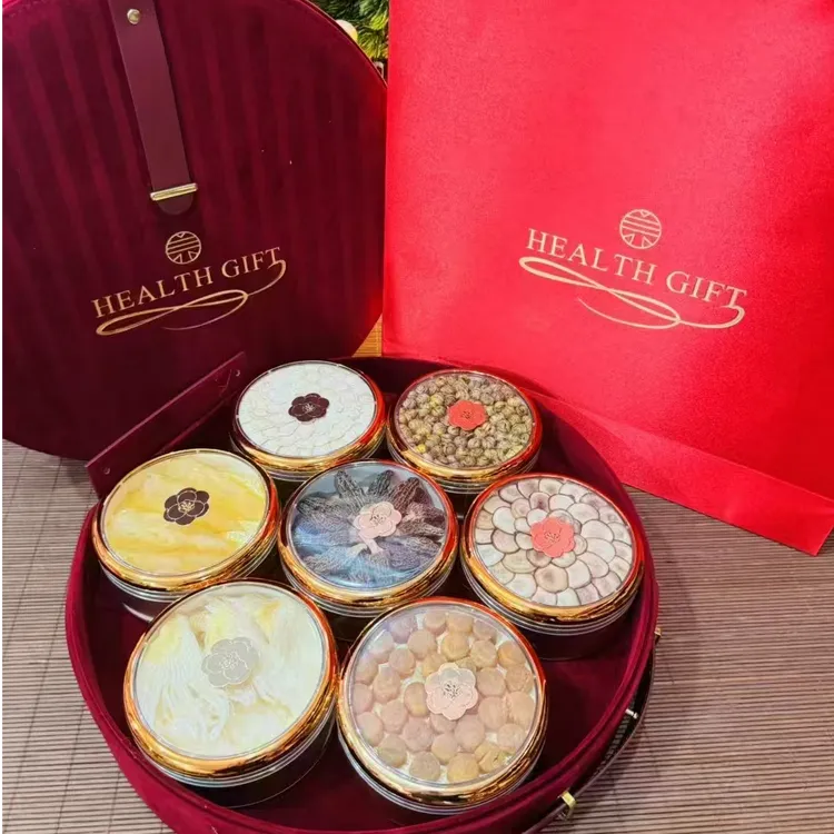 【丝绒七宝】礼盒 长白山特产 送人送礼 高端大气 西洋参 红参包邮