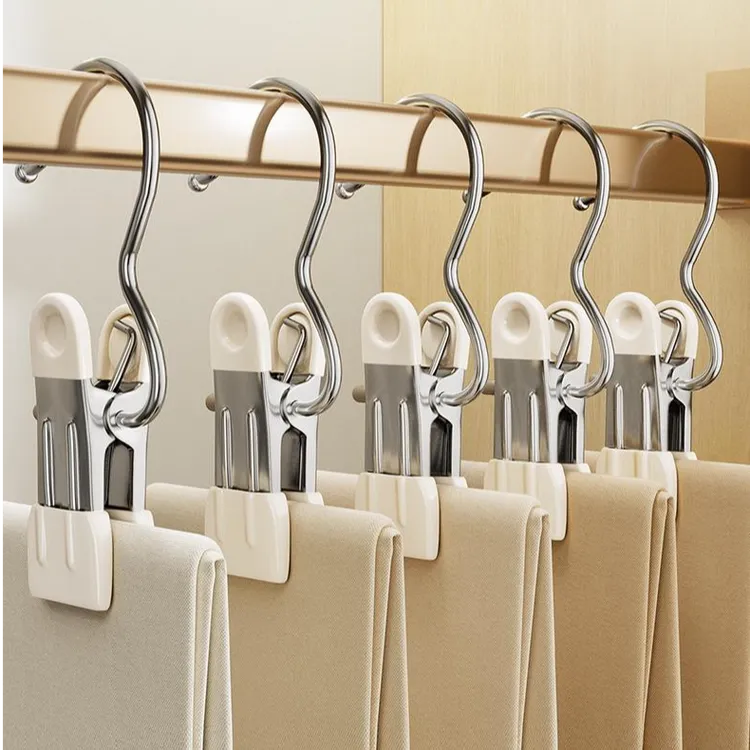 收纳夹裤夹子家用无痕不锈钢多功能夹整理收纳裤子神器强力防滑夹