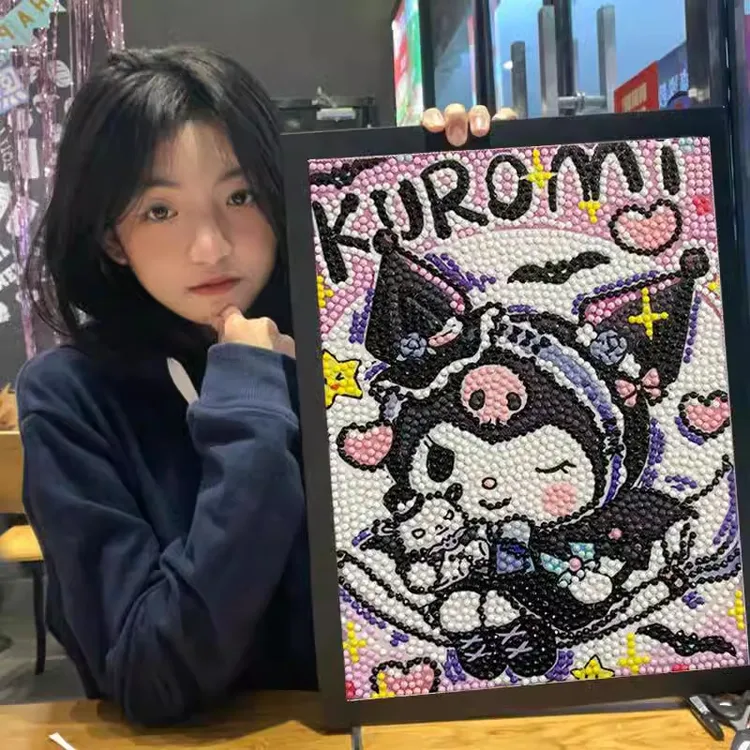 钻石画2025新款儿童手工diy贴画大尺寸砖石画闺蜜生日礼物高级感