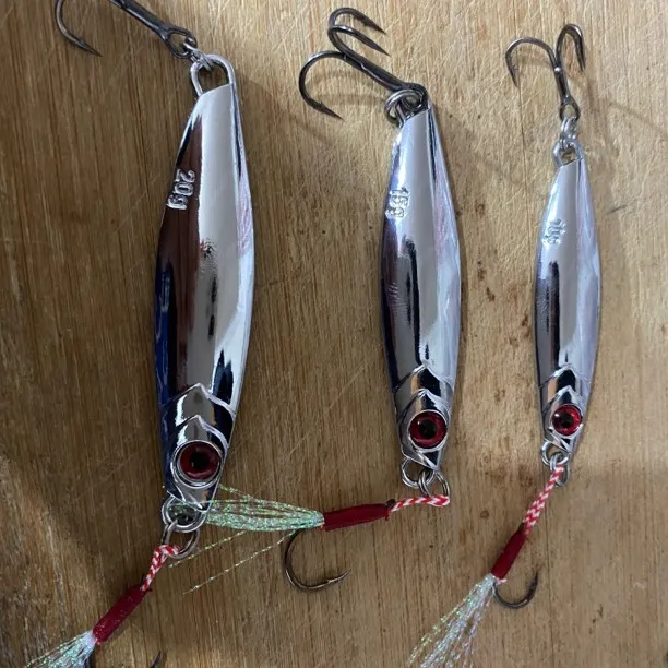 远投飘落鲅鱼鲈鱼翘嘴电镀铁板路亚饵电镀镜面铁板高反光高诱鱼