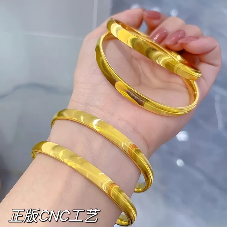 铜合金手镯 喵眼CNC精品工艺时尚显高级气质女神范手镯镯子网红款