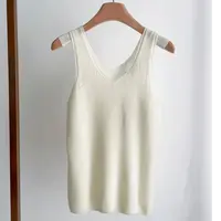 【100山羊绒无缝背心】9000百搭舒适无缝羊绒背心