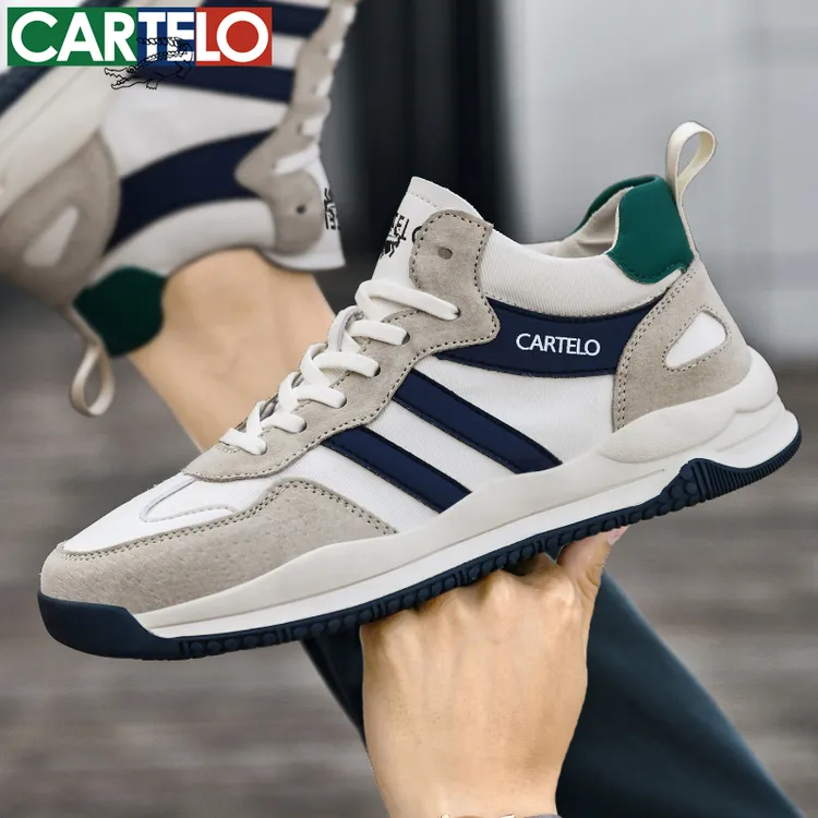 CARTELO/卡帝乐鳄鱼真皮潮鞋时尚加绒可选休闲鞋百搭户外手工鞋商品图