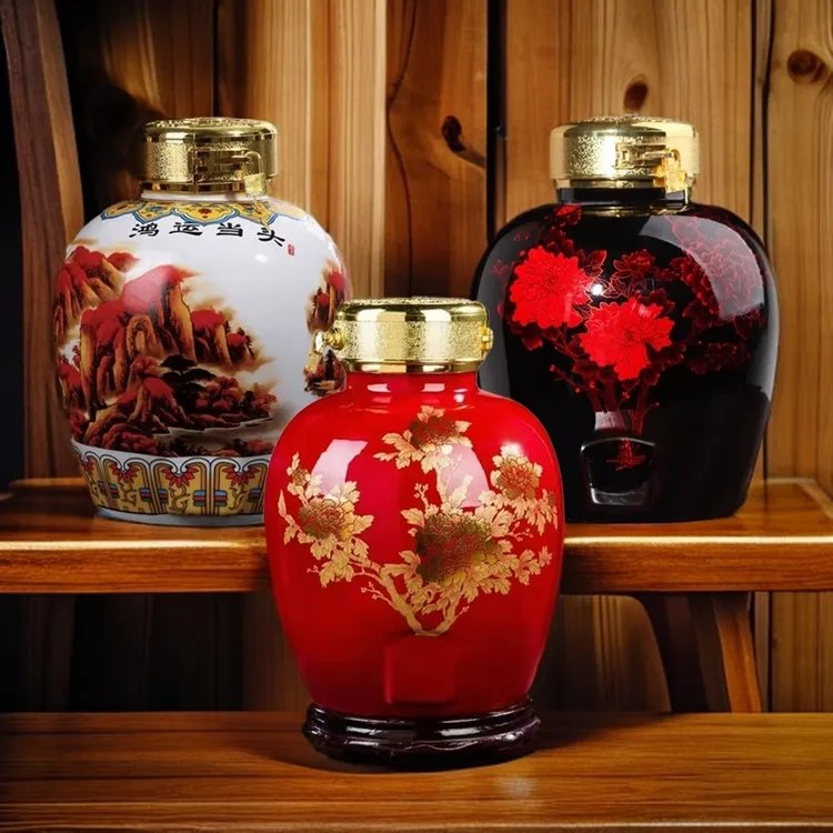 卡卡目10斤20斤30斤50斤陶瓷酒坛子密封存酒专用酒缸泡酒罐酒缸