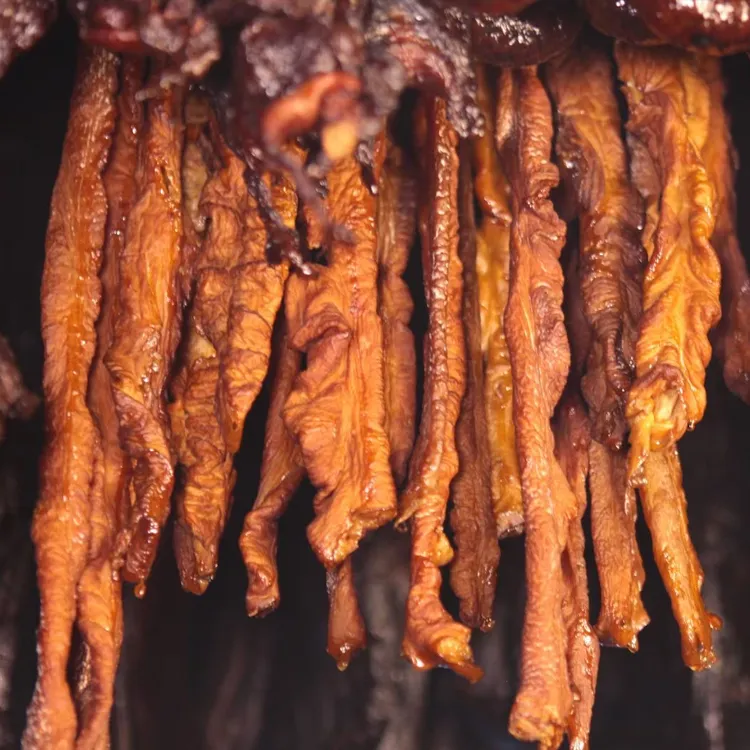 腊大肠肥肠正宗湖南特产苗族农家熟食土猪柴火烟熏腊味