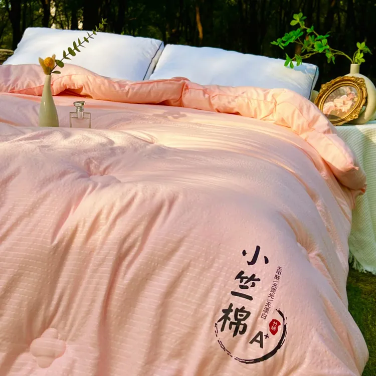 【北陆家居】新款A类小竺棉大豆纤维保暖春秋被冬被亲肤柔软