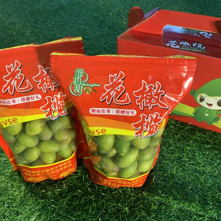 [陈彪茶叶小璇姐]细香甜花橄榄2024潮汕花皮青橄榄果500g