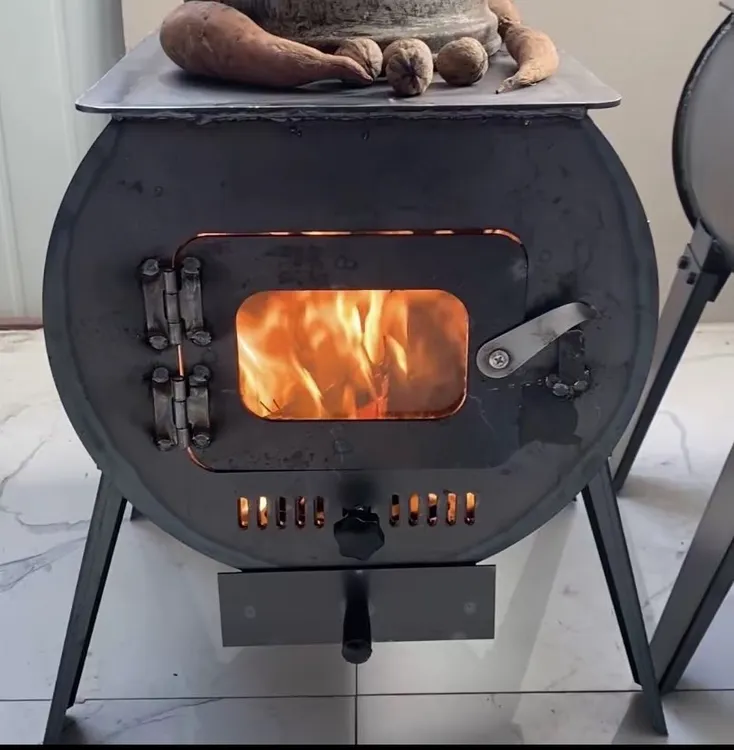 【玻璃门43*60】农村室内柴火灶采暖炉取暖炉做饭取暖烧炕可视防爆