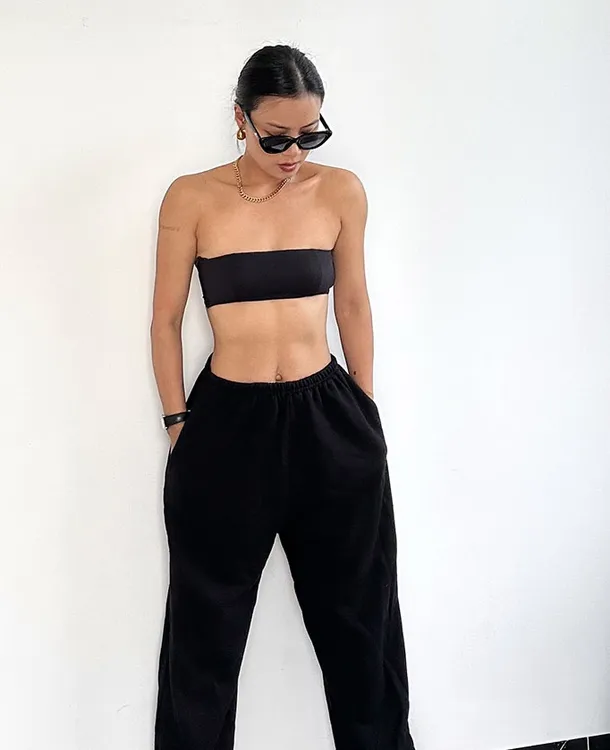 811抹胸高弹细带短款性感百搭吊带美背背心休闲时尚运动高级穿搭