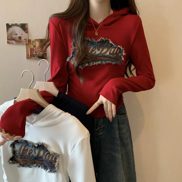 【涵胖胖】大码女装胖mm长袖百搭休闲T恤上衣