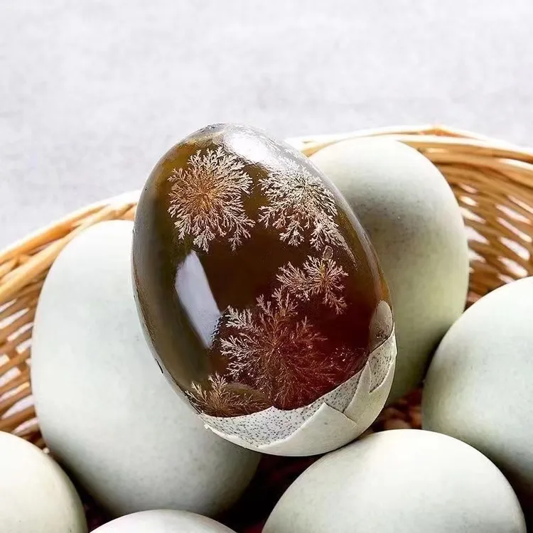 【厂家直销】鄱阳湖松花鸭皮蛋传统无铅工艺鸭皮蛋新鲜精品16枚.