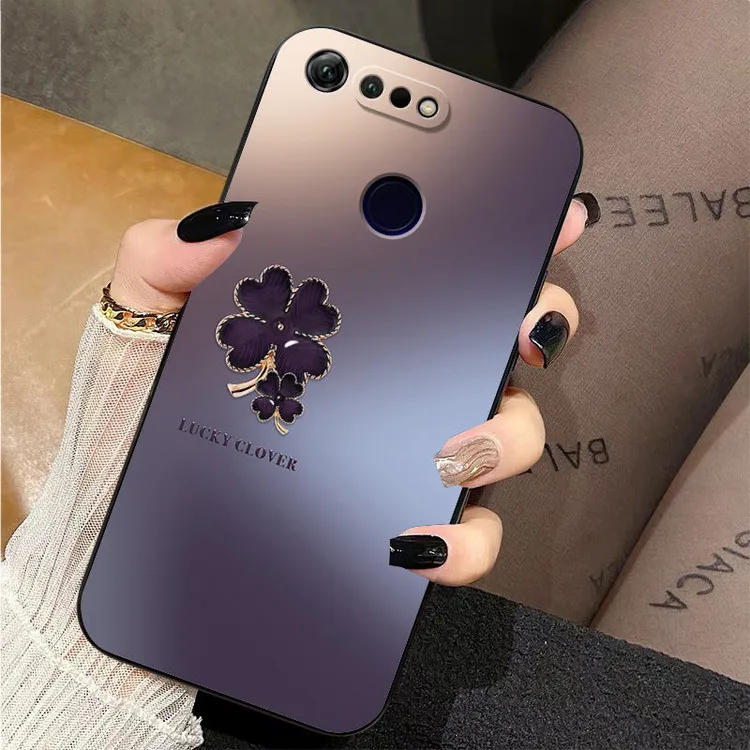 幸运四叶草华为荣耀V20手机壳新款硅胶软壳荣耀V10全包防摔情侣款