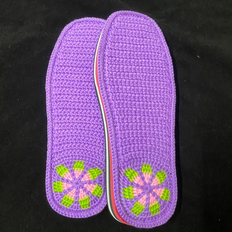 小梅家半成品一双不带线包邮，买回家直接勾鞋面