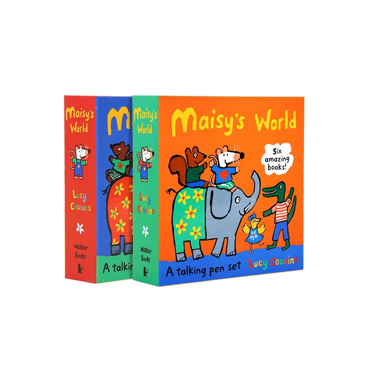 小彼恩小鼠波波Maisy 6册套装 橙盒/蓝盒 规格自选 点读版