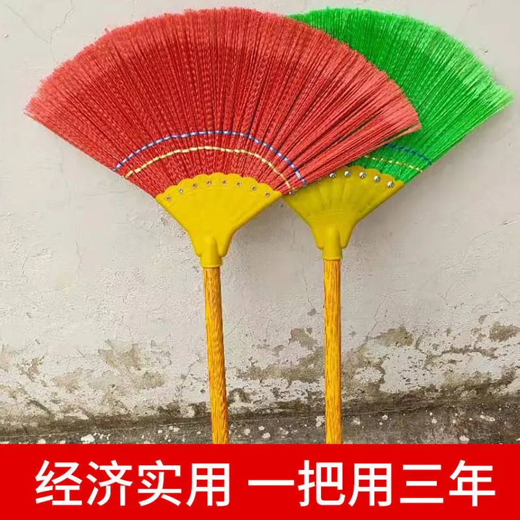 波纹丝扫把扫地扫水结实耐用扫帚环卫工农村家用笤帚不沾头发老式