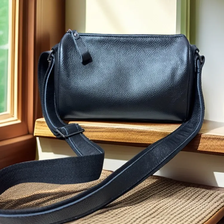 韩版时尚头层牛皮枕头包休闲百搭简约真皮单肩女士斜挎包男女通用