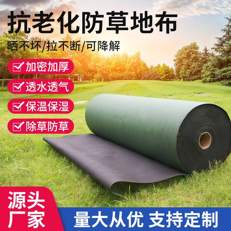 果树耐用除草布盖草布透气农用种植地膜防草布隔草布批发厂家直销