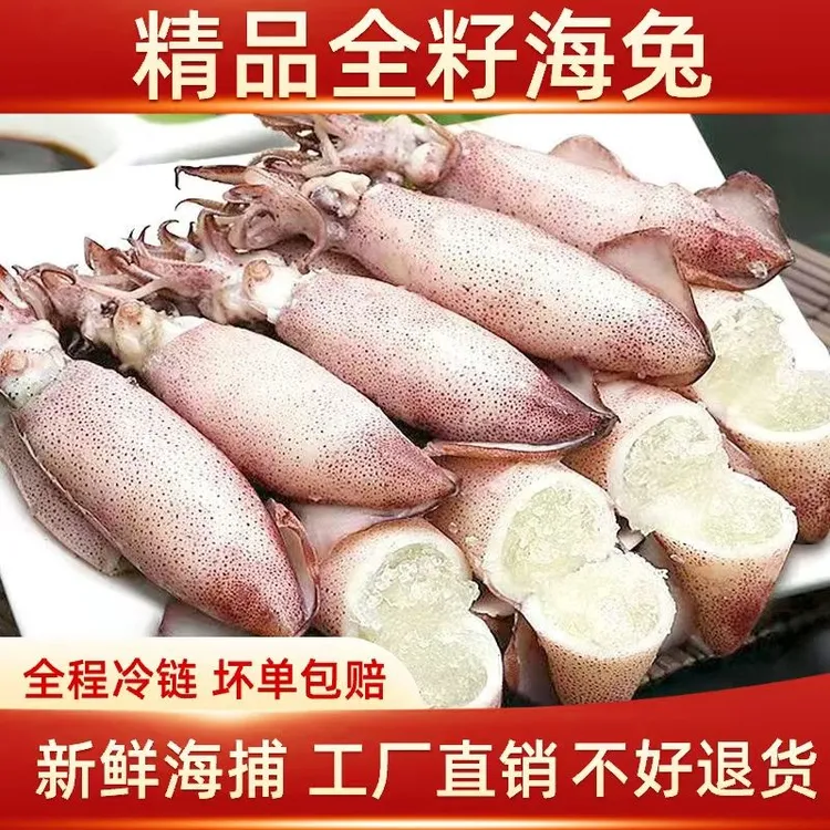 【拍一发30只冷链速发】满籽籽乌全籽带籽新鲜笔管鱼小墨鱼鱿鱼满籽