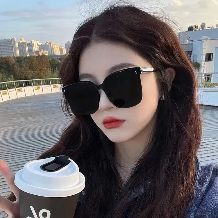 墨镜女款大脸显瘦大框太阳镜夏新款防晒百搭开车专用防紫外线眼镜