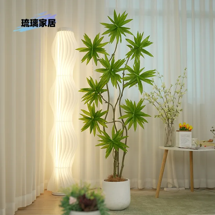 百合竹仿真绿植家居客厅落地室内仿生植物造景盆栽高端轻奢假树商品图