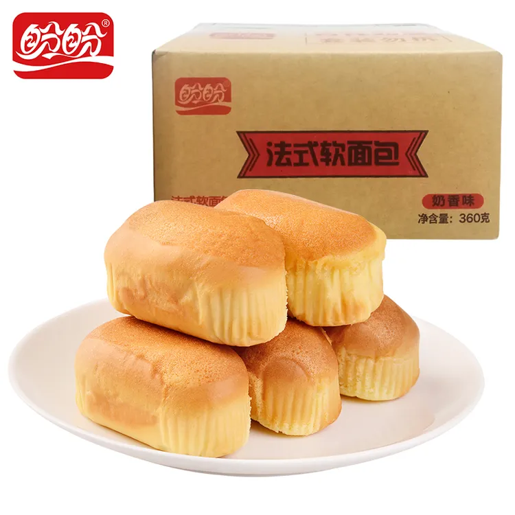 盼盼70枚法式小面包国货软面包一整箱鲜鸡蛋做得营养早餐充饥10枚