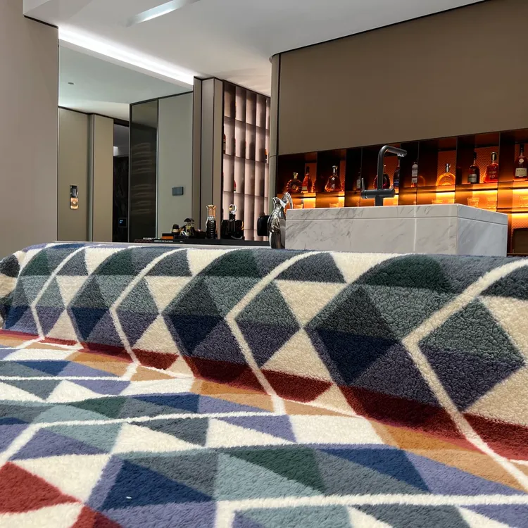 秋冬复古波西米亚双层加厚羊羔绒大盖被加厚冬季盖毯午睡空调毯