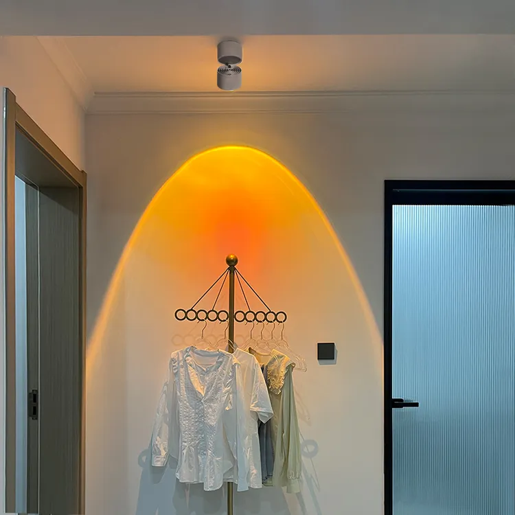 梵梦灯饰日不落射灯嵌入式小山丘落日夕阳玄关走廊过道夕阳氛围灯