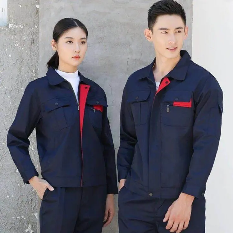 山力达迪工作服套装男上衣汽修服厂服春秋工地劳保服裤子耐磨工装