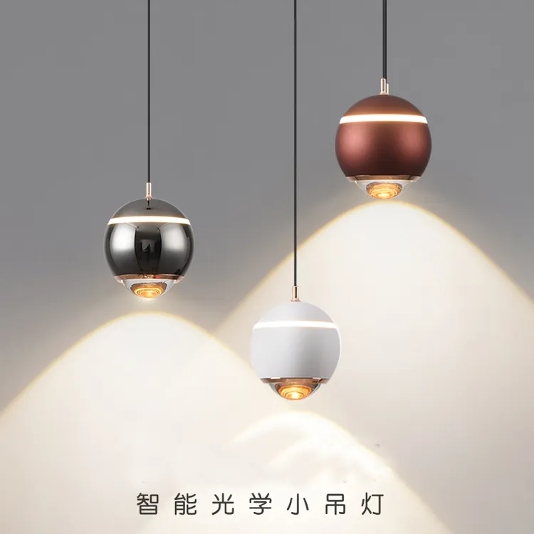 简约轻奢小吊灯卧室床头客厅背景升降玄关入户氛围灯最新款吊线灯