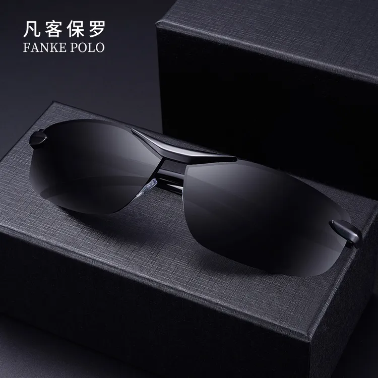 FANKEPOLO/凡客保罗男士高清墨镜偏光太阳镜开车垂钓防紫外线舒适